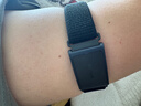 华米运动臂带 曜带黑 尼龙编织快拆表带 透气排汗快干不沾手 魔术贴适配华米运动手环Helio Strap 实拍图