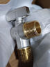 老铜匠（LTJ）燃气热水器球阀 壁挂炉球芯角阀全开大流量全铜冷热4分厨房冷水 实拍图