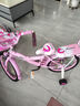鑫旺彤自行车儿童3-6-10岁单车男女童轻便脚踏车辅助轮5岁女孩车公主车 粉色【加宽加大坦克轮】 18寸 适合身高115-130cm 实拍图