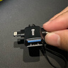 毕亚兹 OTG转接头 Type-C+lightning USB二合一转换头手机接U盘读卡器键鼠苹果17/16/15promax安卓拓展器 实拍图