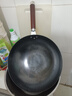 九阳（Joyoung）炒锅铁锅无涂层精铁锅炒菜锅炉灶通用32cm带盖CF32-C121 实拍图