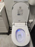 TOTOOLEO系列壁挂式智能马桶全自动悬挂入墙式双水路即热悬空虹吸式坐便器 T837白色【顶配版】【自动翻盖】 支架+马桶（包安装） 实拍图