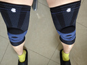 保而防（BAUERFEIND）运动护膝篮球跑步羽毛球护膝盖半月板韧带损伤防护关节运动护具 新款银钛黑防滑款 4.5 实拍图
