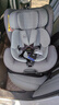 虎贝尔（HBR）E360儿童安全座椅0-6-12岁宝宝车载通风散热i-Size认证棋盘格灰 实拍图