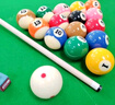 英辉（INVUI）台球子黑8中式台球桌球美式球花式十六彩大号桌球标准球57.2mm 实拍图