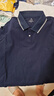 网易严选5A抑菌冰丝冰感polo衫轻商务衫短袖男士高端吸汗透七夕送男友老公 A款凉感抑菌-深藏青 XL 实拍图