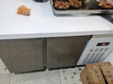 志高（CHIGO）冷藏工作台奶茶店设备全套水吧台不锈钢保鲜平冷操作台冰柜 厨房冰箱商用保鲜工作台 1.2M-0.8M-0.8M冷藏【中梁| 回弹门】 【不锈钢内层架】店长推荐 实拍图