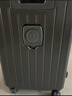 甄芝梦多功能行李箱万向轮男女拉杆箱学生密码箱大容量旅行箱拉链款皮箱 岩石灰【升级多功能】 20英寸 【登机箱】 实拍图