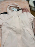 骆驼（CAMEL）三防冲锋衣户外登山服防风防水防污三合一运动外套 AD22263513X，抓绒内胆樱蛤粉女 S 实拍图