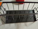 厨房置物架免打孔水槽置物架抹布架水池沥水架百洁布收纳架海绵架 工厂直发 【实心加粗防锈】奶油白+带杆 实拍图