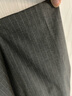 马登工装竖条纹西装短裤男夏季cityboy松紧腰日系直筒休闲五分裤子 灰色 条纹【cleanfit大裤衩外穿】 L 【今日下单 顺丰包邮】 实拍图
