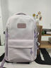 名创优品书包女学生2025新款初中高中生双肩包高颜值学院背包大容量旅行包 紫色 实拍图
