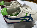 Onitsuka Tiger鬼塚虎经典舒适复古MEXICO 66™男女款轻便百搭运动休闲鞋 米白色/蓝色 37 实拍图