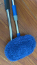 悦卡洗车拖把 汽车掸子擦车拖把刷车刷子软毛工具用品可伸缩洗车刷-蓝 实拍图