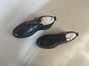 海澜之家（HLA）男鞋2025新款时髦商务百搭皮鞋正装英伦风德比鞋男士皮鞋 黑色-增高(HAAPXM1EBH090) 38 （偏大一码，拍小一码） 实拍图