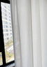 未来式幻影纱窗帘竖百叶窗纱帘透光不透人梦幻阳台防晒遮光2025新款客厅 幻影纱-霜白色（当天发货)(送挂钩） 帘宽1.5m*高1.5m挂钩款1片 实拍图