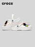 CROCS卡骆驰洞洞鞋贝雅男鞋女鞋轻便耐磨一脚蹬拖鞋休闲鞋|10126 白-100 41 /42(260mm) 实拍图