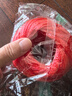 全新料打包绳扎口绳捆扎绳包装绳塑料绳透明绳白色农用尼龙草球绳 红色 1卷装 实拍图