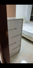 全友家居现代简约斗柜卧室床尾收纳客厅储物玄关柜五斗橱家具国家补贴 灰白|0.6m五斗柜 宽大台面+多抽分区+灵活摆放 实拍图