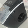 惠康制冰机小型家用宿舍学生15KG迷你寝室全自动制冰机器圆冰制作机便携把手商用奶茶咖啡冰块制冰模具 【uv消毒-双把手-曜石黑】自清洗-大小可调 实拍图