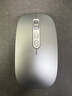 万鱼智能语音无线蓝牙鼠标 三模静音办公鼠标适用小米华为苹果惠普联想笔记本台式电脑便携可充电 银色 实拍图