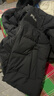 斐乐（FILA） 羽绒服男装冬季保暖连帽运动休闲长袖加厚外套开衫男装上衣 正黑色-BK S 165/88A 实拍图