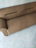 吉世伦北欧皮革沙发现代简约小户型双人三人位客厅家用皮艺沙发猫抓皮 猫抓皮革咖啡色+海绵+乳胶+实木框 多人位 2.1m -厂家直销 实拍图