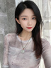 中国黄金（CHINA GOLD）和田玉玛瑙吊坠男女平安扣玉石国风项链七夕生日礼物送女友妈妈 和田玉平安扣（约20mm）+红玛瑙【品牌礼盒】 实拍图