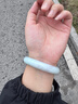 五花八门玉手镯缅甸翡翠手镯玉镯子女款天然A货糯冰种飘花送女友送妈妈 内径52-59 实拍图