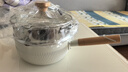 肆月日式雪平锅小锅煮面锅泡面锅家用奶锅不粘锅小煮锅 常用尺寸【锅+盖+蒸笼】 20cm 实拍图