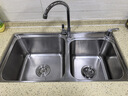 莱尔诗丹厨房菜盆下水管 双槽水槽洗菜盆洗碗盆防臭下水管含变径接头9131 实拍图