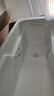科勒（KOHLER） 浴缸家用浴室整体独立式浴缸希尔维亚克力浴缸泡澡亲子浴缸 右角位99024-1700x8001.7m 实拍图