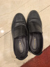 红蜻蜓男鞋秋冬款男士商务皮鞋一脚蹬休闲皮鞋牛皮爸爸鞋男鞋子WTA7742 黑色升级版_偏大1码 42 实拍图