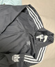 adidas情侣款复古风梭织立领夹克外套男女秋季阿迪达斯官方三叶草   深灰   XL 实拍图