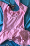 驰动儿童舞蹈服女童练功服秋冬长袖考级服装连体服棉芭蕾舞裙粉色4XL 实拍图