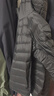 坦博尔轻薄羽绒服男士短款连帽宽松简约保暖外套TF236209 黑色 175  实拍图