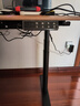惠寻京东自有品牌红橡木电动升降桌电脑桌子可升降工作台实木办公书桌 双电机椭圆3节-FAS级红橡木-黑架 160*70(高端隐藏插排) 实拍图