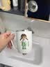 304不锈钢漱口杯一家三四口刷牙漱口杯学生牙刷杯防霉洗漱杯牙缸 304不锈钢漱口杯【小公主】1个装 实拍图