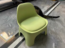 麦田儿童凳家用塑料小凳子客厅矮凳换鞋凳儿童靠背椅子浴室防滑洗澡凳 靠背护腰-绿色中号【加厚防滑 圆润边角】 实拍图