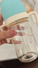 小土豆（potato）吸管奶瓶PPSU婴儿奶瓶6个月以上大宝宝带重力球奶嘴300ml 清水蓝 实拍图