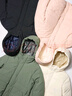 优衣库童装男童女童高性能复合连帽外套/保暖厚衣服473309 01 乳白色 140 实拍图
