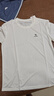 骆驼（CAMEL）速干T恤男透气圆领短袖运动上衣 J13BAXLN002B 无际白 L 实拍图
