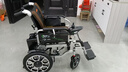 好哥（haoge）电动轮椅老年人专用智能全自动轻便可折叠旅行残疾人代步车W680 低靠6减震【远程遥控+语音播报】锂电30A 实拍图