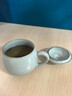 雅瓷汝窑茶杯办公室陶瓷杯子带盖喝茶泡茶杯小青杯礼盒装 汝窑小青杯 340ml 1只 实拍图