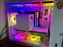 银昕（SilverStone）魔镜120反叶白色积木风扇(卡扣式/PWM/ARGB/大风量/机箱散热/低噪) 实拍图