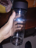富光男女士双层玻璃杯 高硼硅玻璃304茶隔水杯子 带茶隔泡茶杯500ml 实拍图