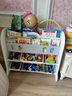 babyviva 儿童书架家用玩具收纳架落地书柜大容量置物架玩具盒宝宝绘本架 实拍图