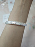 唯一（Winy）银手镯足银9999古法镯子女款老人长辈纯银饰品新年送妈妈生日礼物 实拍图