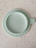 北鼎（Buydeem）马克杯实用陶瓷水杯情侣杯咖啡茶杯可爱创意礼物办公早餐杯杯盖 【浅杉绿】防尘硅胶杯盖 实拍图
