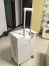 梵地亚行李箱多功能箱包拉杆箱学生大容量旅行密码箱皮箱杯架白色24英寸 实拍图